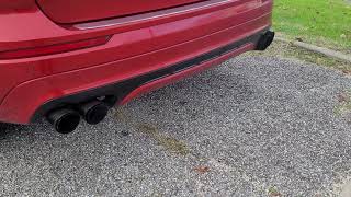 Volvo XC60 T8 custom flap exhaust by HL Chaudronnerie [upl. by Martinic]