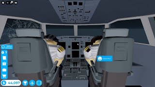 FLIGHT ATTENDANT LANDS PLANE AFTER BOTH PILOTS BECOME UNCONSCIOUS cabin crew simulator Roblox [upl. by Twum]