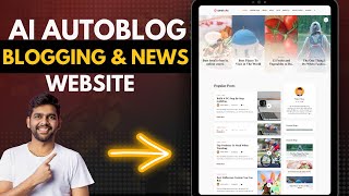 Create an AI Autoblog blogging and news website [upl. by Luedtke]