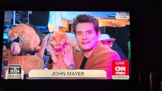 JOHN MAYER CAT CAFE NEW YEARS EVE LIVE WITH ANDERSON COOPER AND ANDY COHEN [upl. by Gladys866]