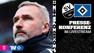 RELIVE PRESSEKONFERENZ I 34 Spieltag I SV Sandhausen vs HSV [upl. by Anitak742]