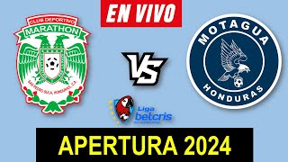 MARATHON VS MOTAGUA EN VIVO 🔴 APERTURA 2024 JORNADA 15 LIGA BETCRIS HONDURAS ▶️ HORARIO Y DONDE VER [upl. by Sezen511]