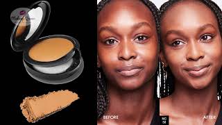 Shades of MAC Studio Fix Powder Plus Foundation for Dark amp Deep Skin 2022 [upl. by Dibbell]