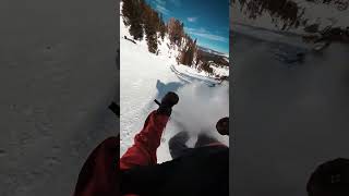 GoPro  Skiing a Hidden Line at Mammoth Mountain 🎬 Chris Benchetler Shorts [upl. by Erle]