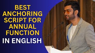 Anchoring Script for Annual Function in School  How To Do Anchoring Tips  Anchor Aman Malhotra [upl. by Yrreiht]