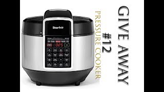 NEW GIVEAWAY 12 STARFRIT PRESSURE COOKER  Connies RAWsome kitchen [upl. by Knepper255]