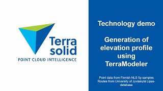 How to create sport track profile using TerraScan and TerraModeler [upl. by Ara200]