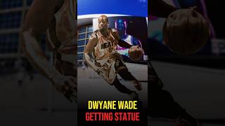 D WADE GETTING STATUE IN MIAMI 🐐 [upl. by Endor]