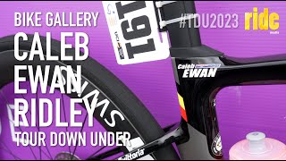 Tour Down Under 2023 stage 1 – Bike Gallery  interview with runnerup Caleb Ewan TDU2023 [upl. by Shien]