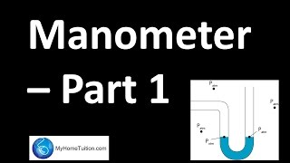 Manometer  Pressure [upl. by Dorsy]