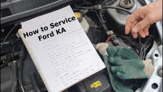 Annual Service on Ford KA [upl. by Fedora]