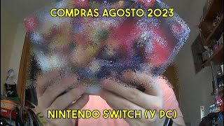 COMPRAS DE VIDEOJUEGOS  NINTENDO SWITCH  AGOSTO 2023 [upl. by Ancier480]