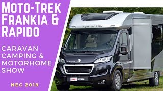 NEC Motorhome Show  MotoTrek Frankia amp Rapido [upl. by Kaylyn]