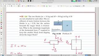 Halliday amp Resnick  Chapter 6  Problem 35 [upl. by Dressler]