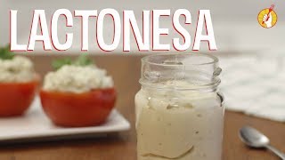 MAYONESA sin Huevo CASERA pocos ingredientes  Receta Fácil de Lactonesa  Tenedor Libre En1Minuto [upl. by Mischa]