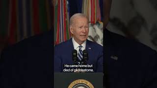 Biden on His Son Beau Who Died From Cancer After Iraq War [upl. by Irabaj]