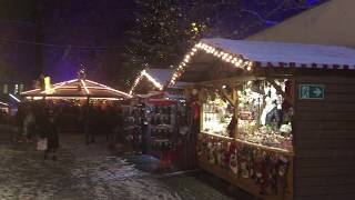 Endlich Schnee Christkindlmarkt am Sendlinger Tor 271123122017 [upl. by Prudy629]