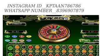 fun roulette tricks and tips whatsapp 8396907879 NEW TRICK FOLLOW KRO OR KMAO PAISA [upl. by Odnalra]