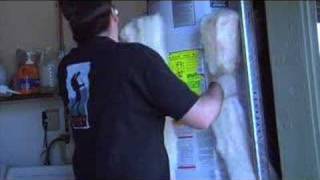 Installing a Water Heater Wrap  A Sierra Club Green Tip [upl. by Torrey304]