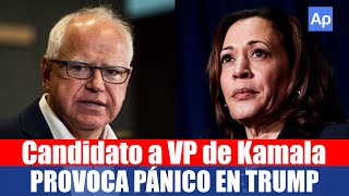 🚨 TRUMP COLAPSA EN PANICO por candidato a VP de KAMALA [upl. by Jahn]