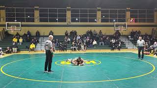 NJ Wrestling Adrian DeJesus wins first match with St Joseph Mont [upl. by Corkhill]