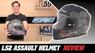 LS2 Assault Helmet Review at SpeedAddictscom [upl. by Adham]