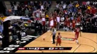 112309Cully Paynes Full court Buzzer Beater shot Texas vs Iowa [upl. by Amaris885]