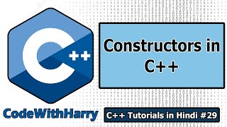 Constructors In C  C Tutorials for Beginners 29 [upl. by Nodyroc482]