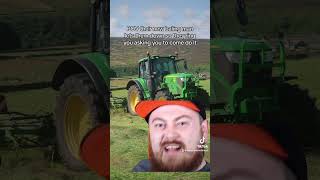 With pleasure 🫠😅 contracting contractor farming farm tractor johndeere [upl. by Kylah]