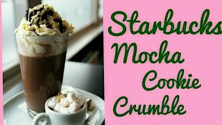 Starbucks Style Mocha Cookie Crumble Frappuccino at Home  Coffee Recipe in Hindi [upl. by Yelyak431]