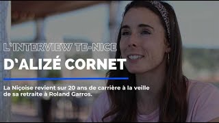 Linterview teNICE dAlizé Cornet [upl. by Atteinotna]