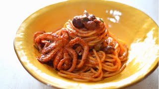 Spaghetti con Polipetti al Sugo [upl. by Stefa]