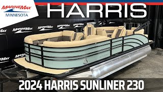 2024 Harris Sunliner 230  MarineMax Rogers [upl. by Delfine]