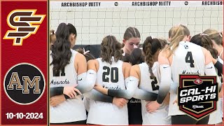 HIGHLIGHTS St Francis at Mitty Girls Volleyball 101024 [upl. by Papageno]