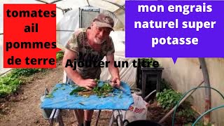 mon engrais potasse  pour tomates ail et échalotes [upl. by Wisnicki]