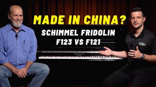 Schimmel Fridolin F123 vs F121  German Engineered Made in China Good Value [upl. by Arodasi]