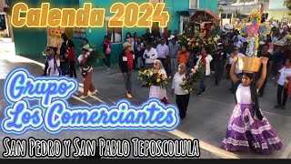 Calenda 2024 Grupo de comerciantescalenda carnaval pueblomágico teposcolula diablos tiliches [upl. by Ennavoj]