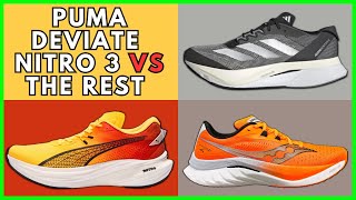 PUMA DEVIATE NITRO 3 vs THE REST  BOSTON 12  ENDORPHIN SPEED 4  KIPRUN KD900X  EDDBUD [upl. by Esiuqram566]