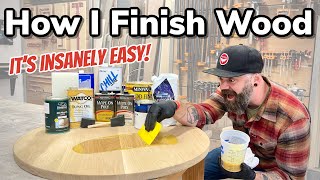 What Wood Finish Should You Use  Impossible to Screw Up Finishing Method [upl. by Frohman]