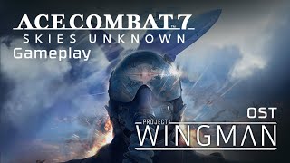 Ace Combat 7  ADFX10 encounter but quotDaedalusquot Project Wingman soundtrack [upl. by Lamdin]