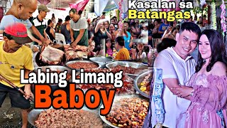 Kasalan sa Batangas quotBAYSANANquot  Labing Limang Baboy  Handaan sa Probinsya [upl. by Jojo]