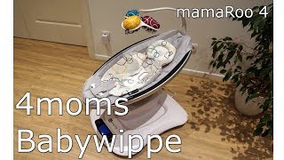 Review 4moms mamaRoo 4 Babywippe  eine elektronische StyloWippe [upl. by Bortman95]