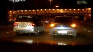 Honda Orthia vs Mazda 3MPS  exhaust [upl. by Meenen]