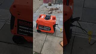 Ducar D4000W Inverter Generator Load Test automobile cubcadet lawnmower [upl. by Iveel12]