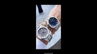 AUDEMARS PIGUET Royal Oak 15500st Blue vs Grey 💙vs🤍 what would you like 🥰😍 [upl. by Rothmuller103]