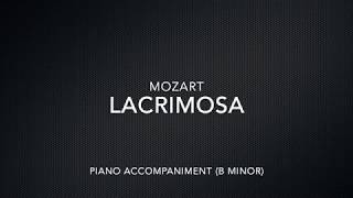 Lacrimosa  Piano Accompaniment [upl. by Ramar]