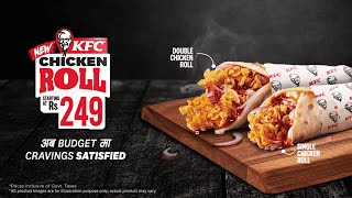 KFC Chicken Roll  अब Budget मा Cravings Satisfied [upl. by Melquist]