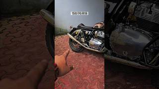 Continental Gt 650  New Fat Tyre Installed in GT 650 gt650cc continentalgt650 youtuber ytshorts [upl. by Hcnarb]