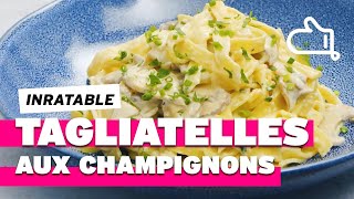 Tagliatelles aux champignons inratable [upl. by Eikcim]