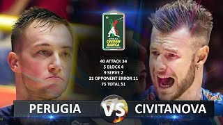 Perugia vs Civitanova  Italian Volleyball SuperLega 20232024 [upl. by Asilat]